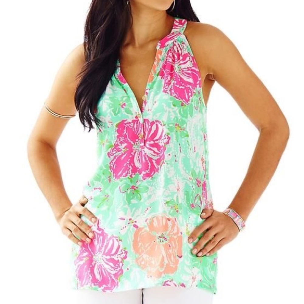 Lilly Pulitzer Top - SILK!!! 🌺